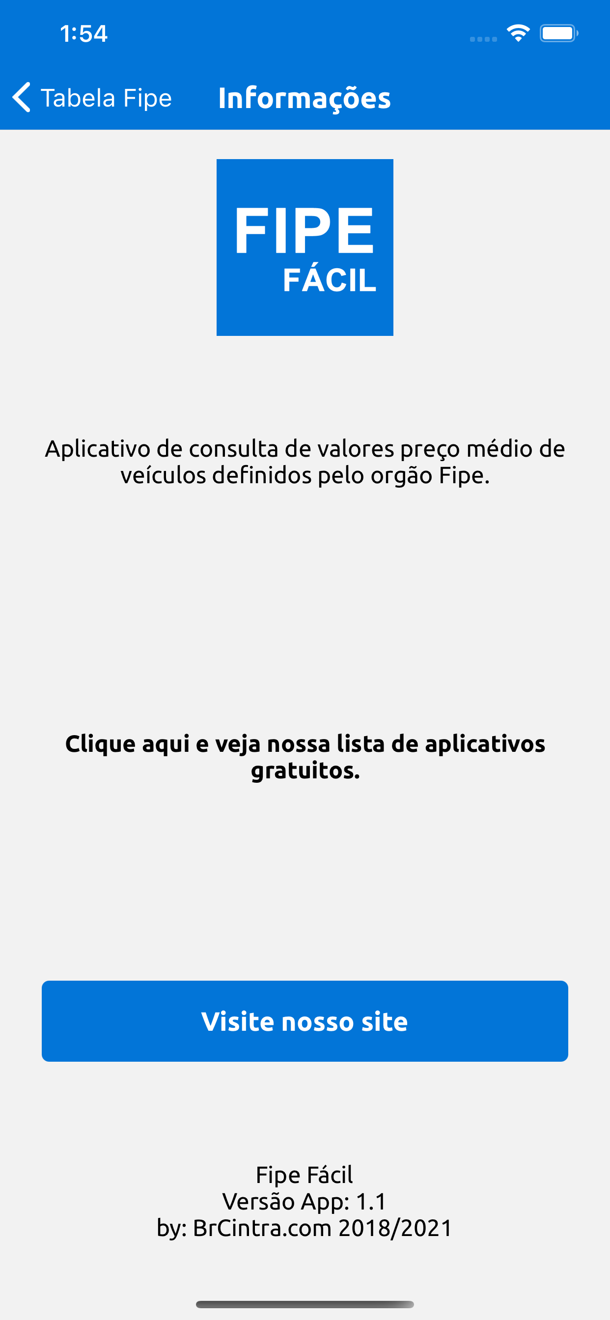 Tabela Fipe Fácil