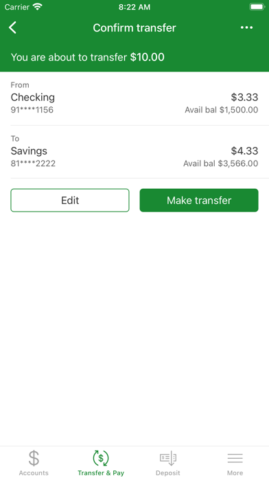 CBI Federal Credit Union Screenshot