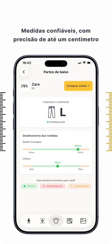 Alfaiate Medidas do Corpo - DM screenshot 3 of 8