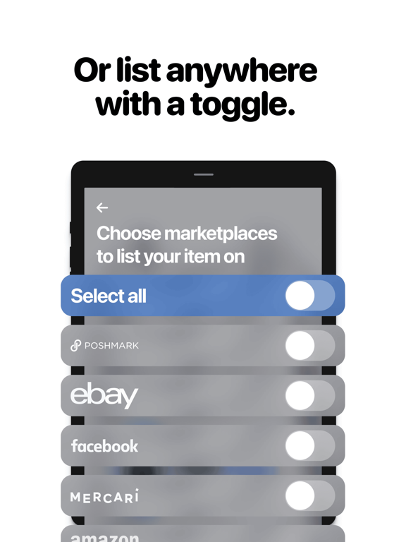 SellRaze: List, sell, earn iPad screenshot 4 - Shopping app