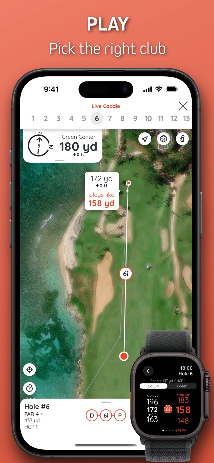Golf GPS - Hello Birdie iphone screenshot 4