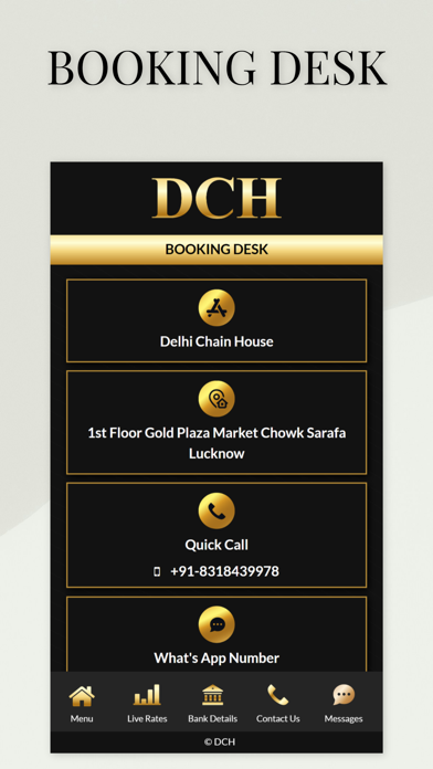 DCH BULLION Screenshot