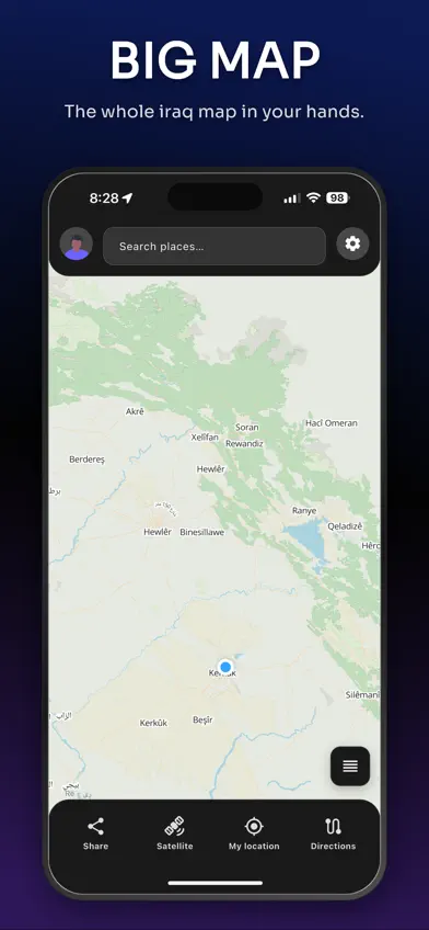 Rë - ڕێ: Maps & Navigation screenshot 1