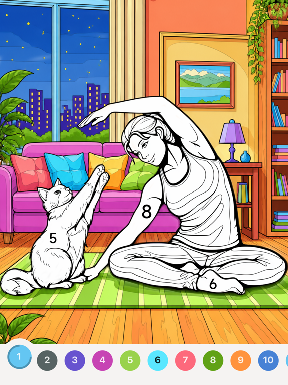 Chill Color - Paint by Number screenshot 9