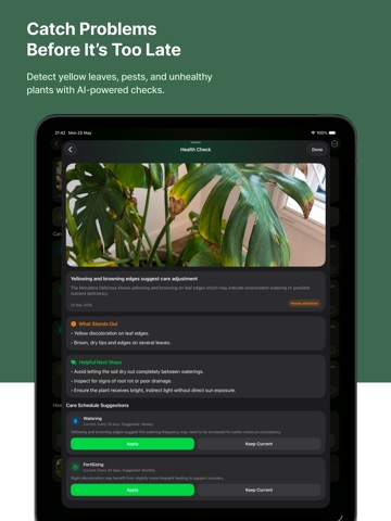 Florie: Plant Care & Watering iPad screenshot