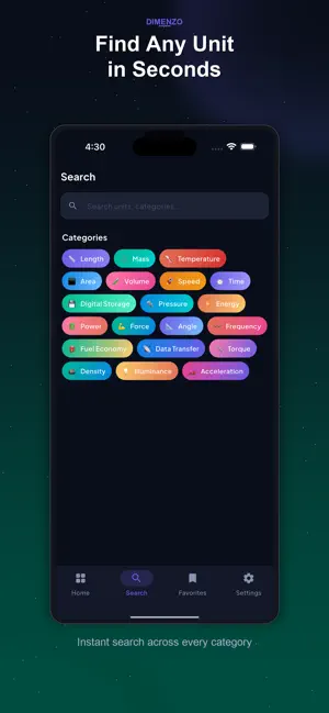 Dimenzo - Unit Converter screenshot 2