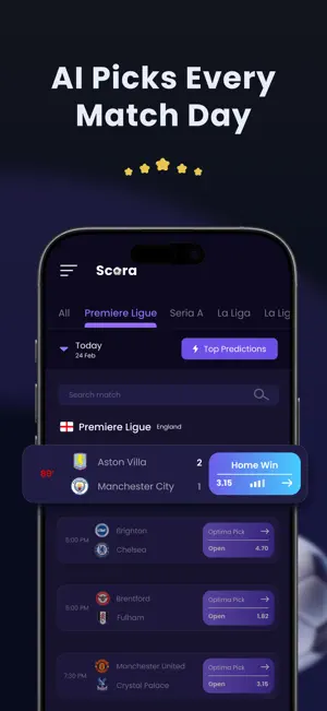 Scora: AI Soccer Predictions screenshot 2