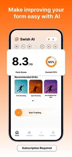 Swish AI iPhone screenshot 1