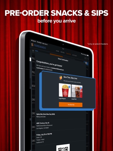 Fandango - Get Movie Tickets iPad screenshot 6