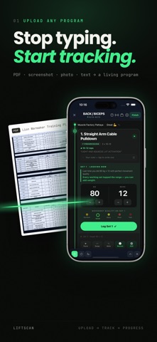 LiftScan – AI Workout Tracker screenshot