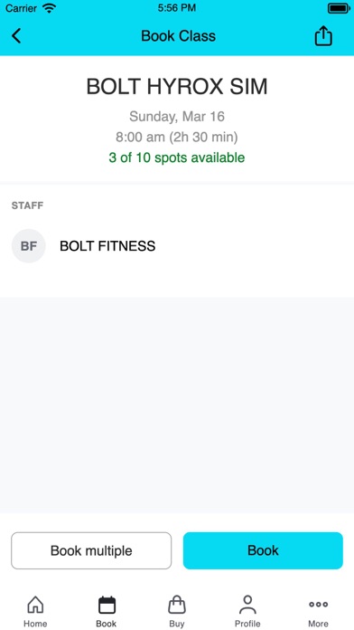BOLT FITNESS TRAINING Screenshot