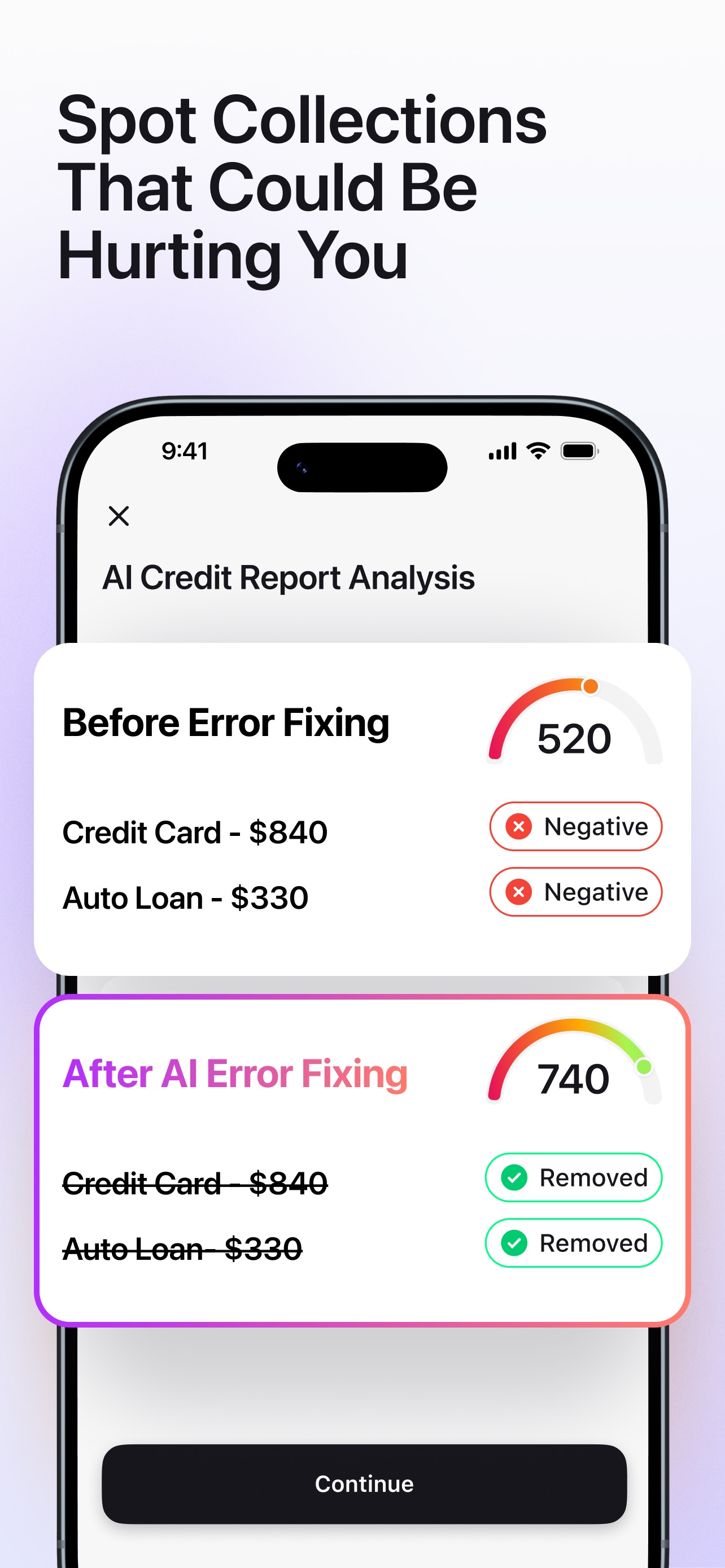 Credit Booster AI: Fix & Build screenshot 4