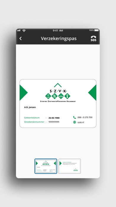 MijnSZVK iPhone screenshot 4 - Medical app