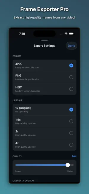 Frame Exporter Pro screenshot 3