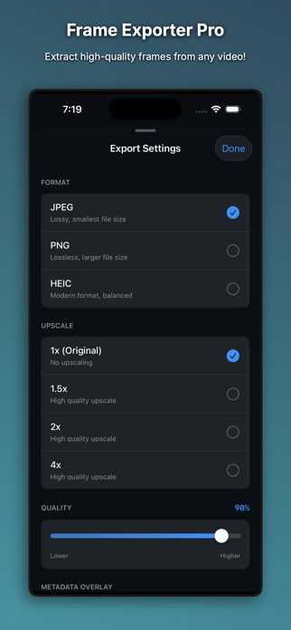 Frame Exporter Pro Screenshot 3 of 7