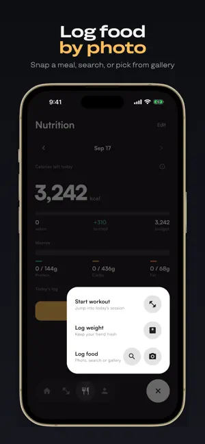 Better: Gym & Calorie Tracker screenshot 2