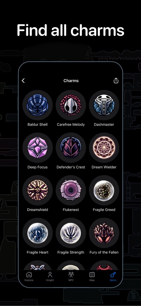 Guide for Hollow Knight - Reference App | MWM