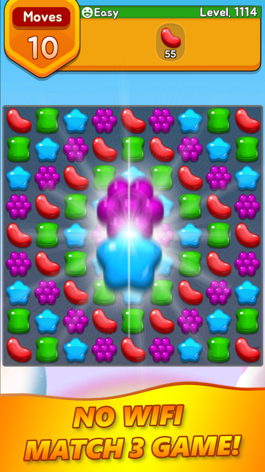 #1. JellyMatch 3 : PuzzleMatch (iOS) بواسطة: SuperMae