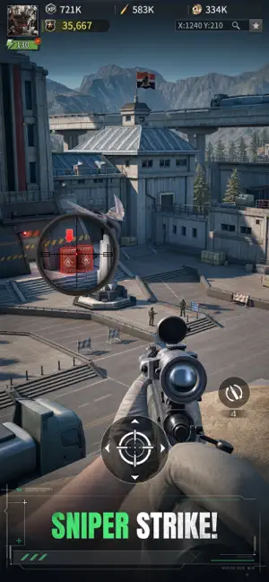 Warline: Sniper Strike iPhone screenshot 1