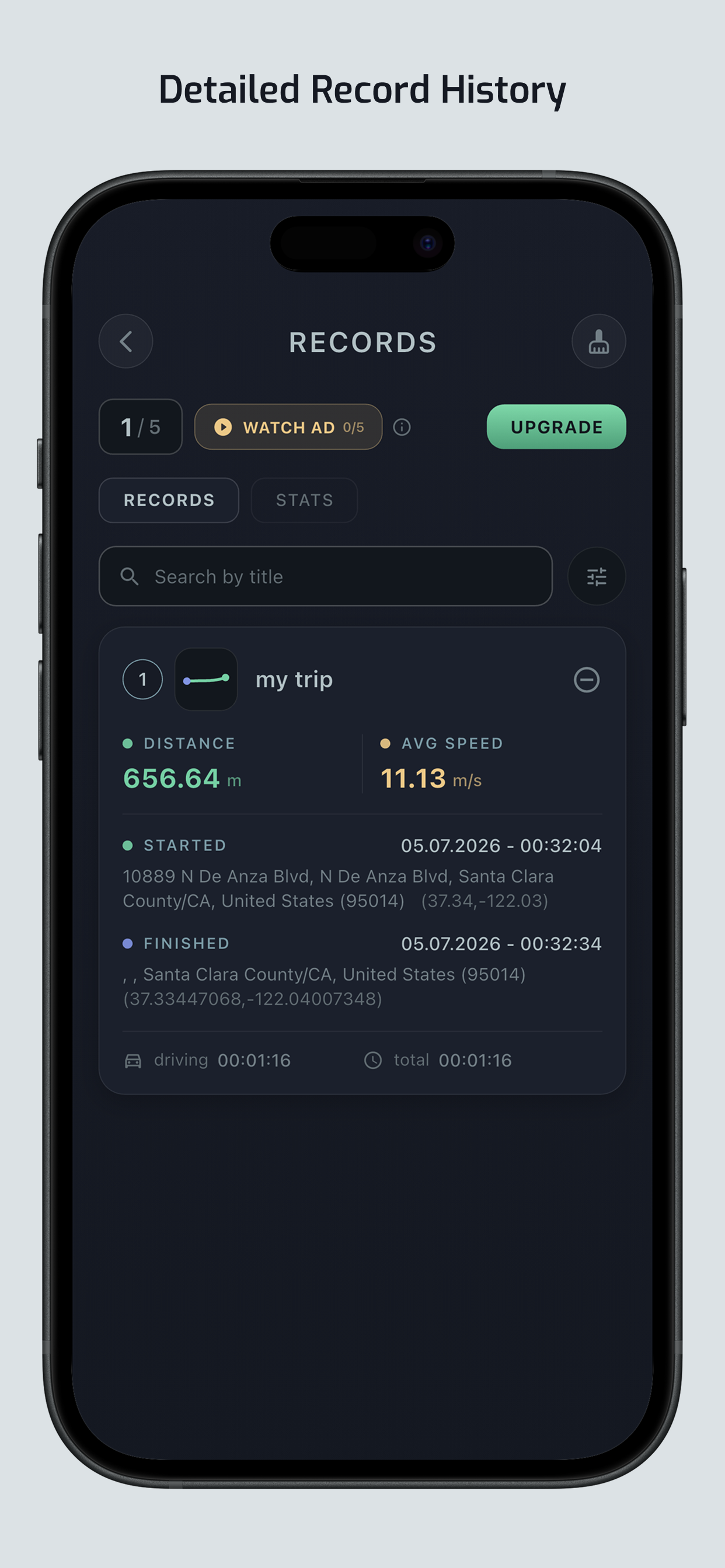 TrueMeter: Drive Distance Calc screenshot 3