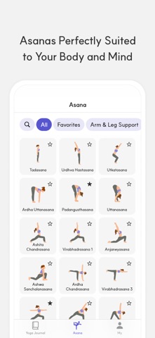Yoga Asana Journal screenshot