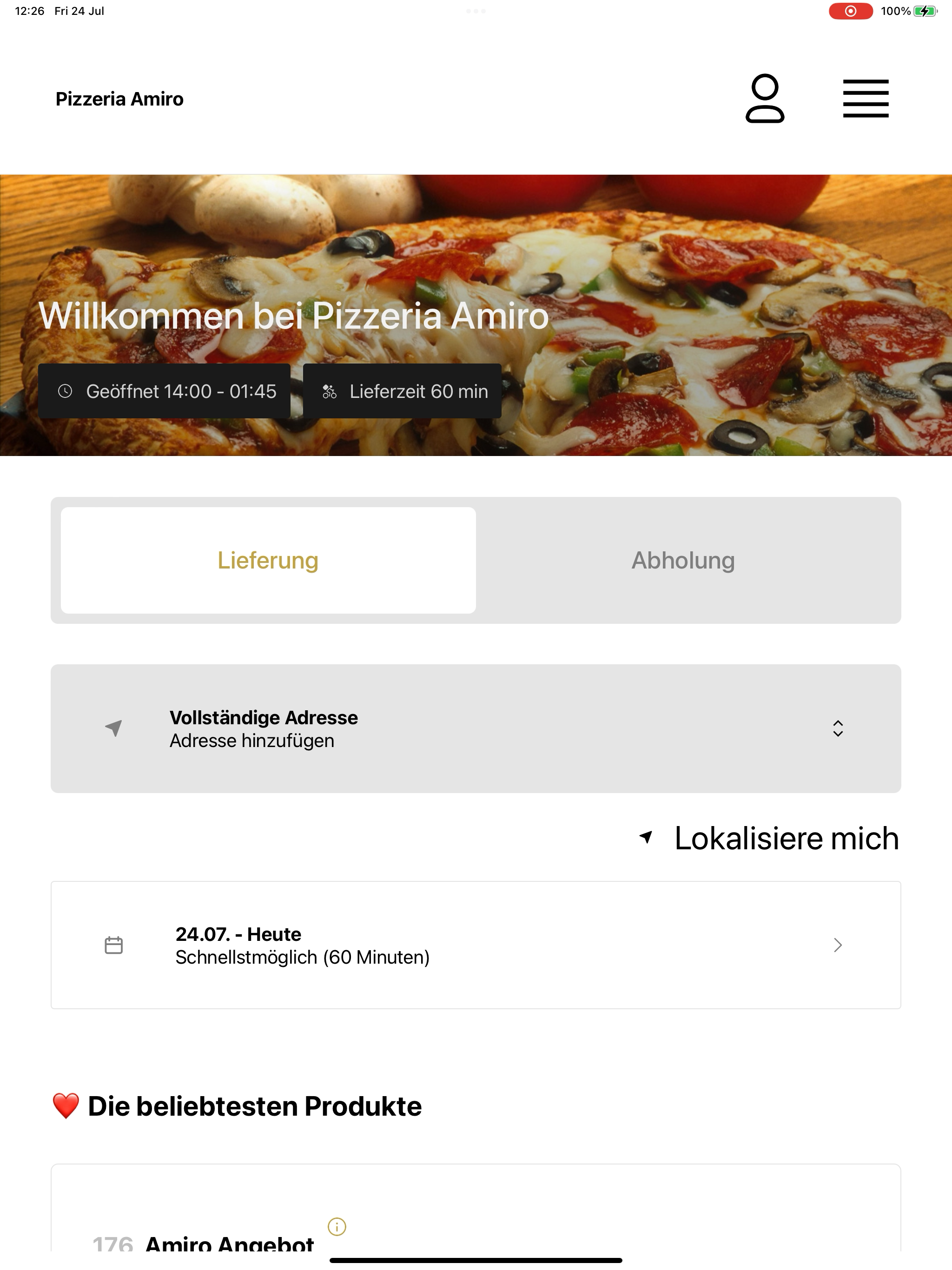 Pizzeria Amiro screenshot 6
