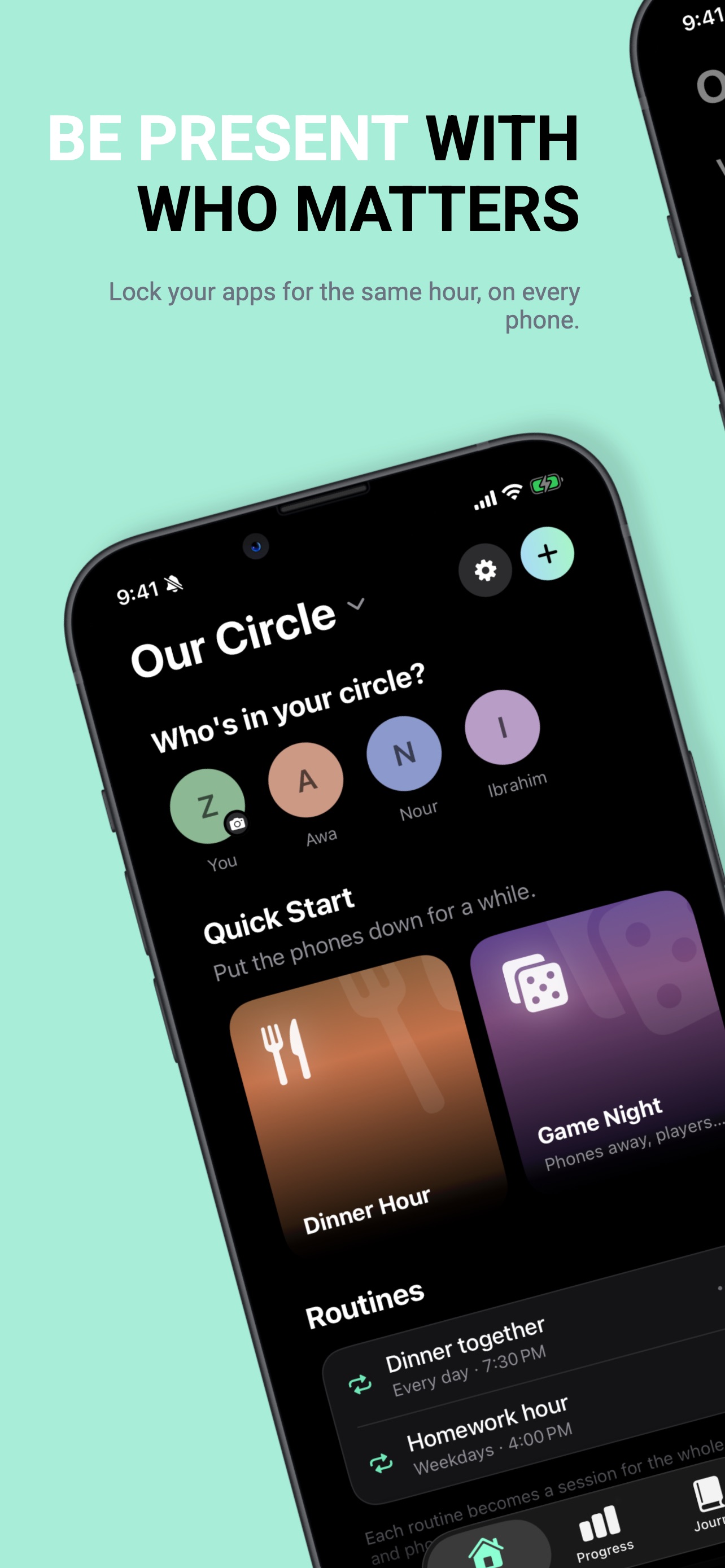 Screenshot 1 of Present: Block Apps Together