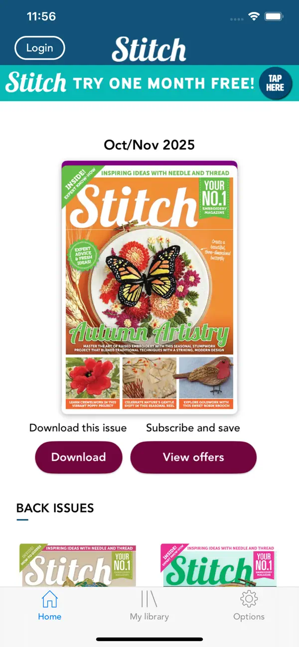 Screenshot #1 pour Stitch Magazine.