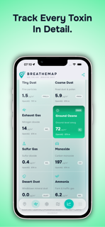 BreatheMap - Air Quality Track screenshot 4