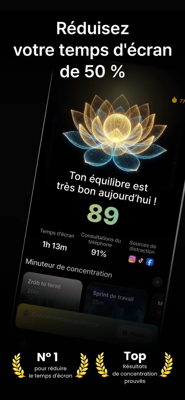Screenshot #1 pour Pond: Maîtrise temps d'écran