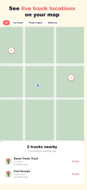 Scoops: Ice Cream Truck Finder screenshot 4