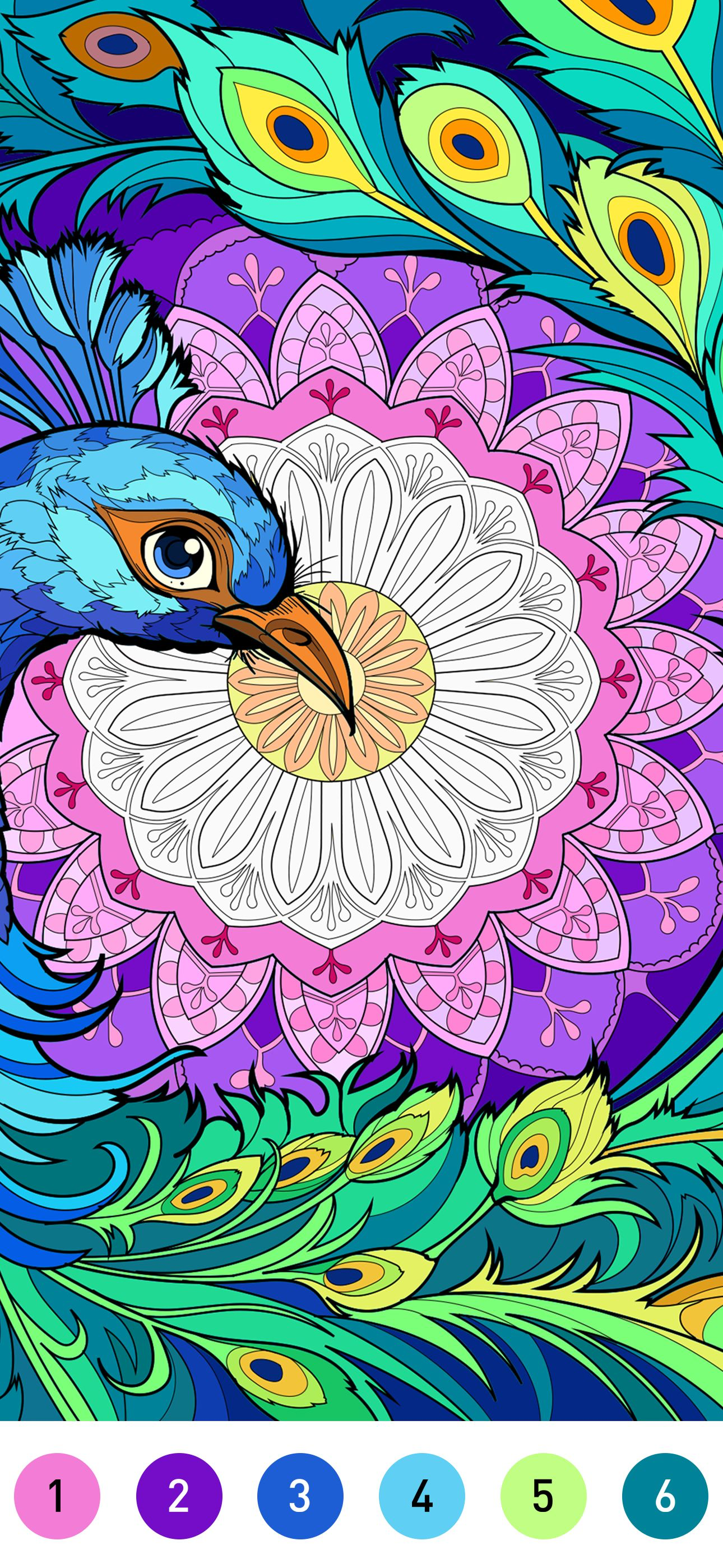 Mandala Coloring Book Game