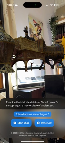 EGK EgyptianMuseum AR screenshot