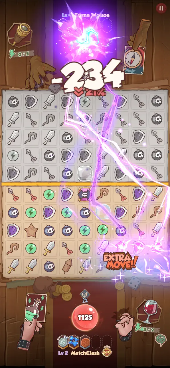 Match Clash: 3 Puzzle Game iOS Mod IPA screenshot 5 - iOS game interface