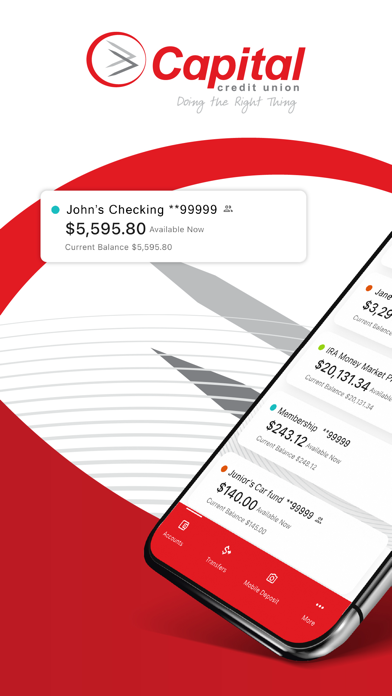 Capital Credit Union Mobile app screenshot