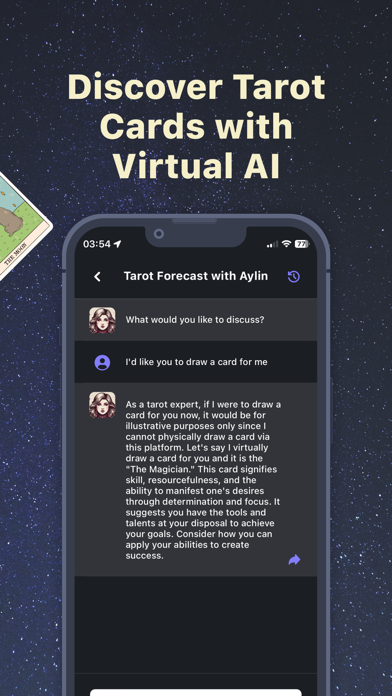 AI Tarot Card Reading Zodya Screenshot