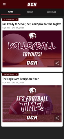 Oklahoma Christian Eagles Screenshot 2 of 7