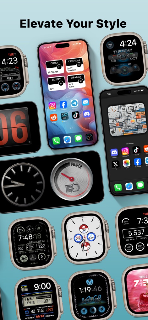 Custom Widgets by Clockology - Graphics & Design App | MWM