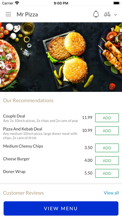 Mr Pizza. Screenshot