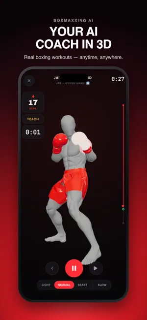 BoxMaxxing: AI Boxing Workout screenshot 1