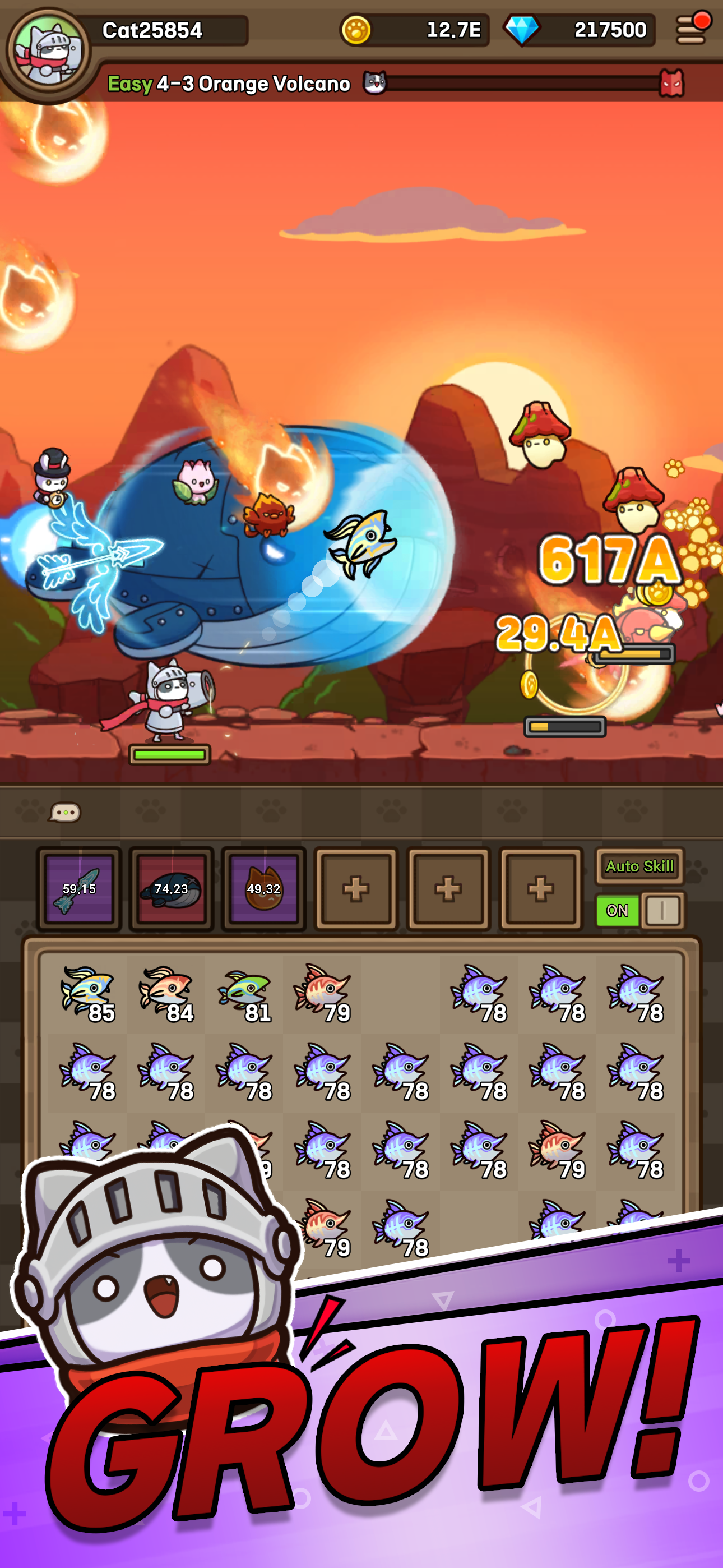 Cat Hero : Idle RPG