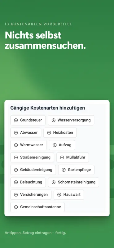 Nebenkostenmanager screenshot 3 of 6