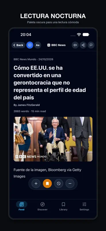 HeadlineDeck: Noticias screenshot 3 of 7