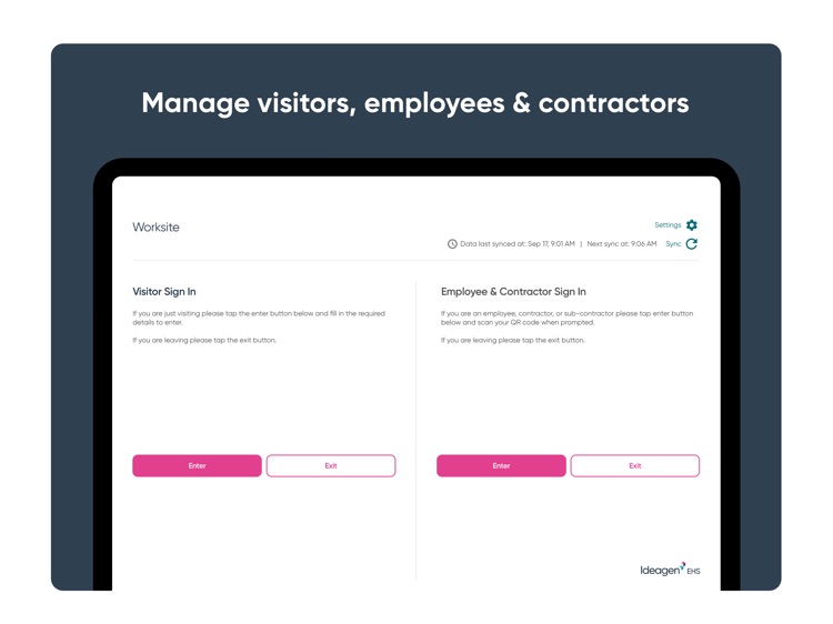 Ideagen EHS OnSite Kiosk screenshot-3