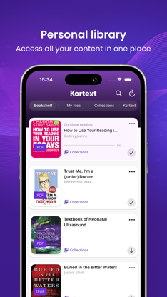 Kortext screenshot 1