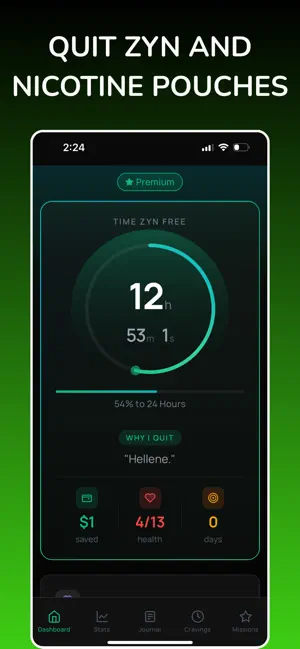 Quit Pouches: Nicotine Tracker screenshot 1