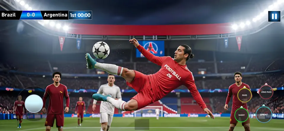 Скриншот Seven Shots To Glory Football на iPhone 1