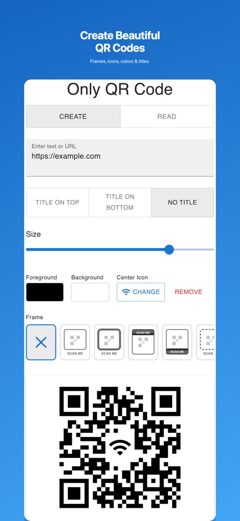 Only QR Code - Utilities App | MWM