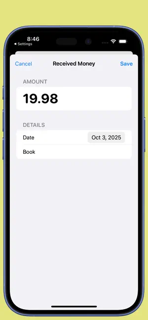 Pocket Money - Fast tracker screenshot 3