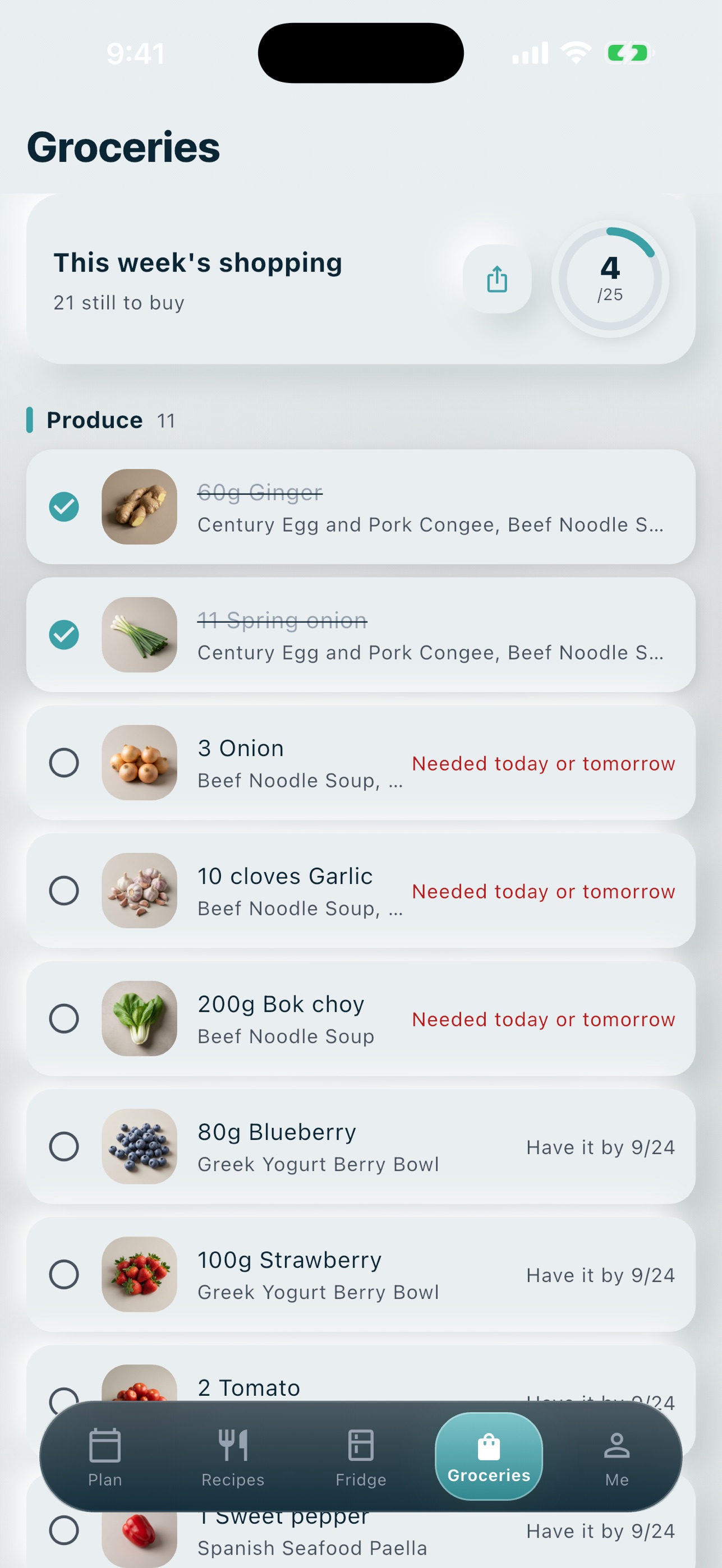 Screenshot 3 of Cookforge: Meal Planner